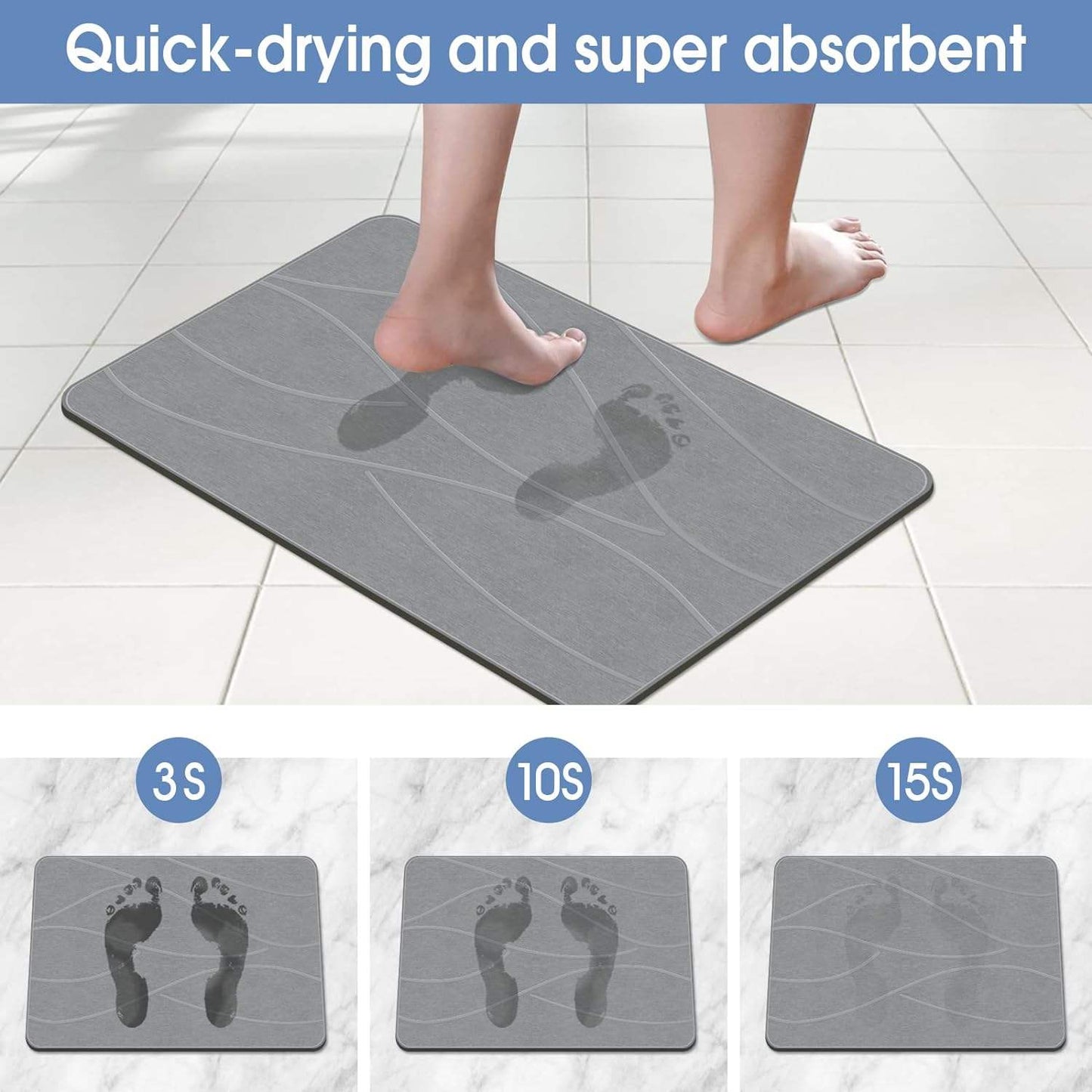Dryora  | Stone Bath Mat